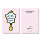 Valentijnskaart voor singles met een spiegel