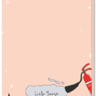 Achterkant wenskaart kado idee brandblusser blanco